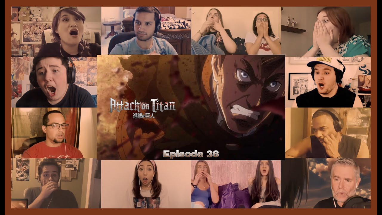 Charge on Titan Season 2 Episode 11 Reaction Mashup 進撃の巨人