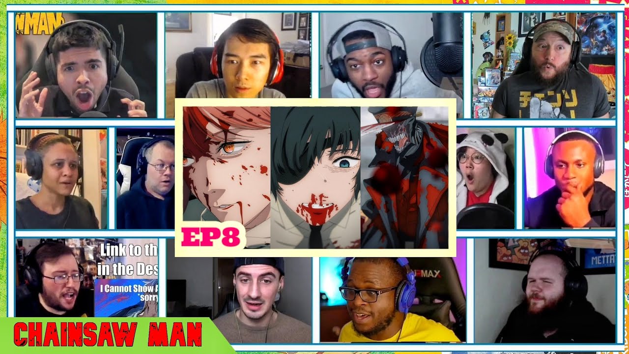 Chainsaw Man EP 8 Reaction Mashup チェンソーマン Anime WACOCA JAPAN