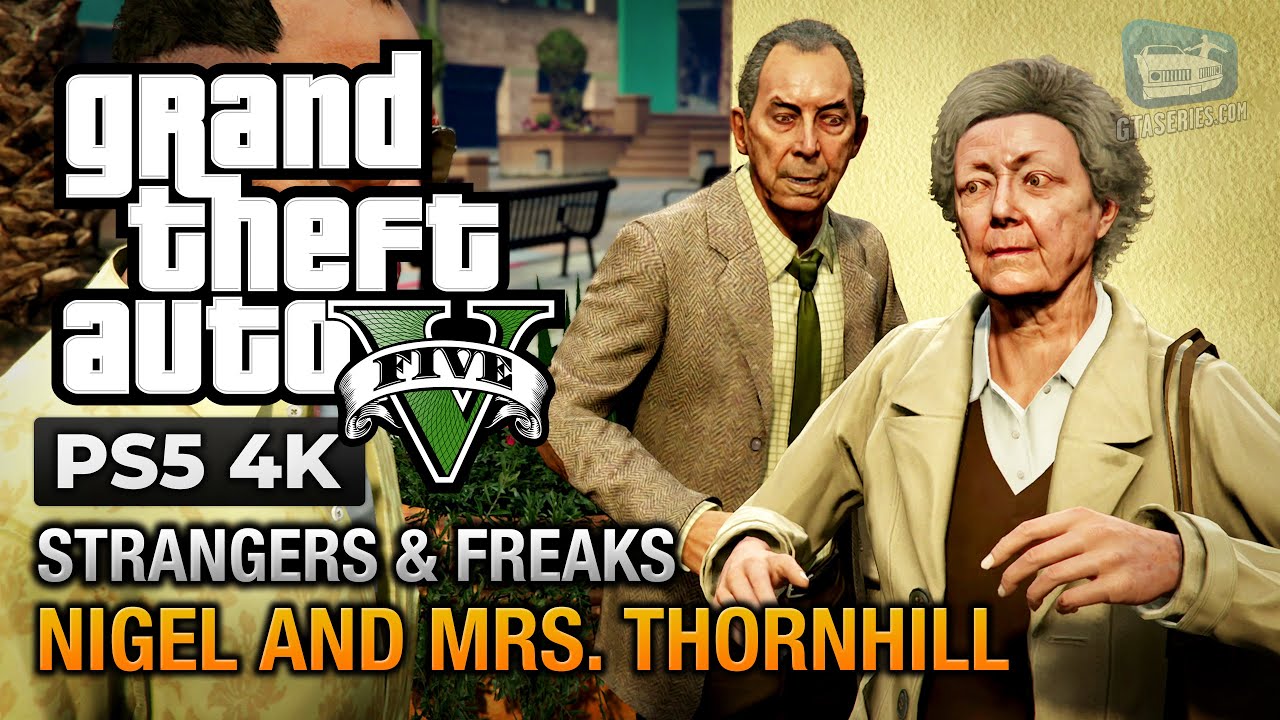 GTA 5 PS5 Nigel And Mrs Thornhill Gold Medal Guide 4K 60fps