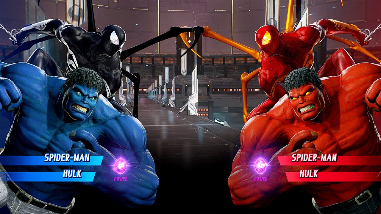 Spiderman Blue Hulk Vs Red Hulk Spider Man Hardest Ai Marvel Vs