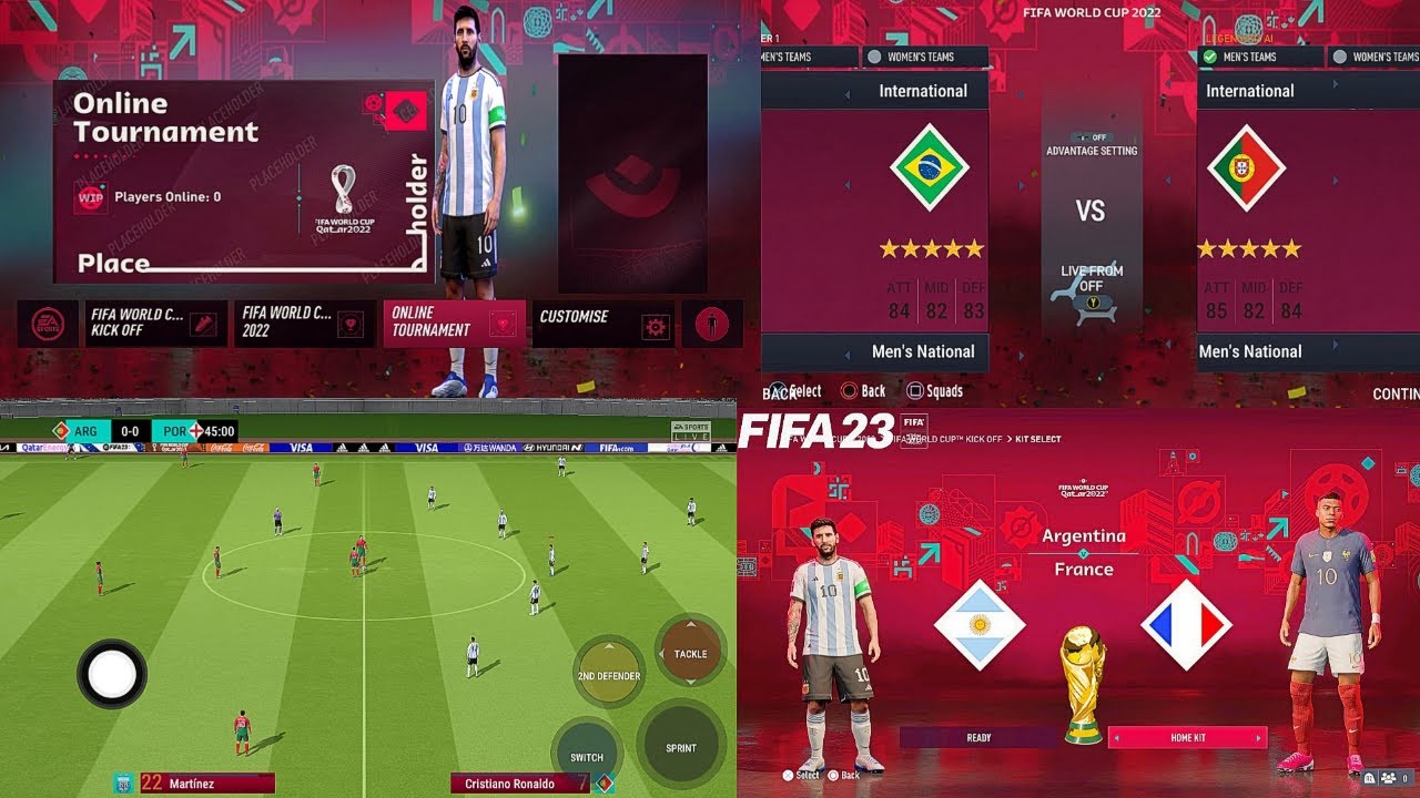 FIFA 16 MOD FIFA 23 ANDROID NEW TRANSFERS 2023 KITS APK OBB OFFLINE