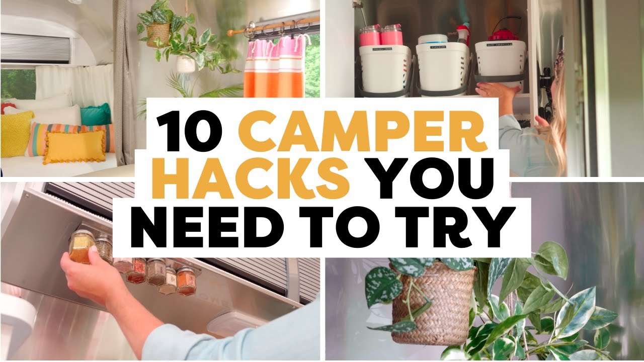 10 Camper Hacks Tips To Try This Weekend RV Hacks Tips Life