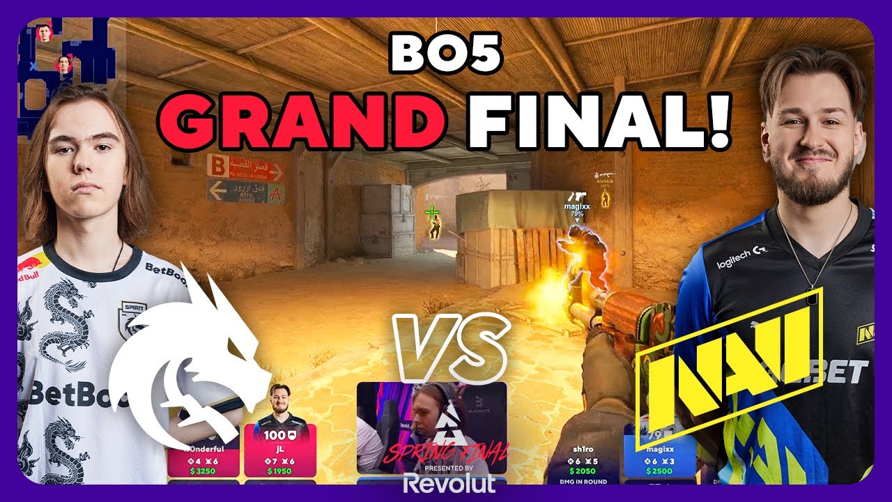 Spirit Vs NAVI BO5 Grand Final Official BLAST Premier Spring Final