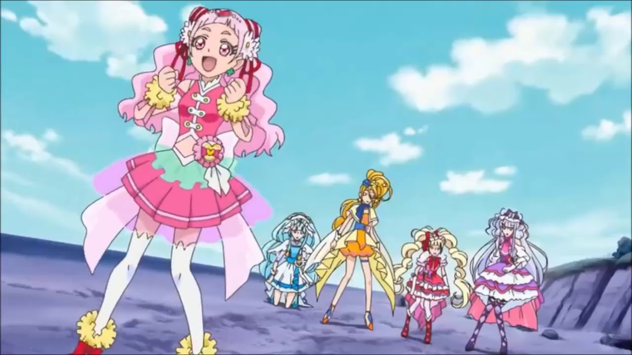 神作画バトル 初代キュアブラックとホワイト参戦 映画の告知付き Hugっと プリキュア 22話 Anime Wacoca Japan People Life Style