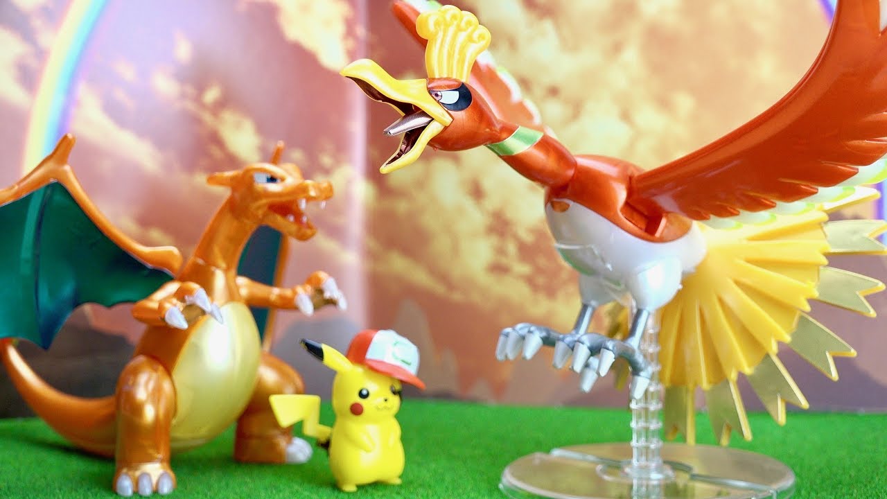 ポケモンプラモ ホウオウ リザードン サトシのピカチュウセット Pokemon Plamo Ho Oh Charizard Ash S Pikachu 劇場版ポケットモンスター キミにきめた Anime Wacoca Japan People Life Style