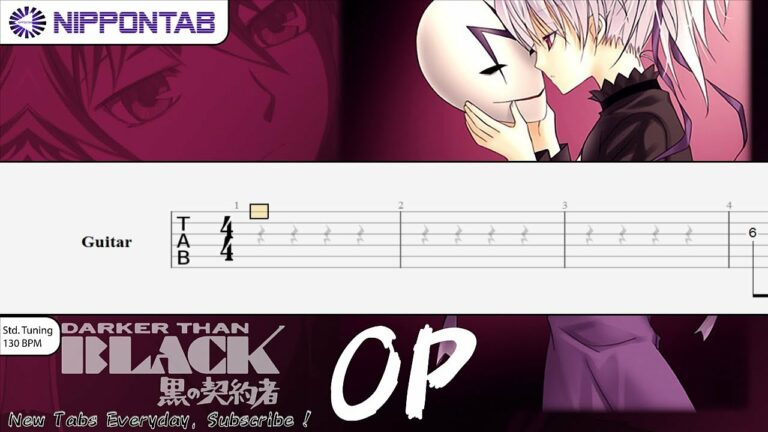 Darker Than Black 流星の双子 Op ギター Tab Archives Anime Wacoca Japan People Life Style
