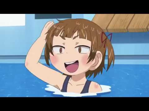 Body swap Anime moment Mitsudomoe Zurryochou!! Futaba's Slide - Anime