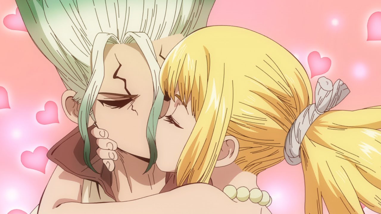 Kohaku Kiss Senku And Pretend As Lovers Dr Stone 第3期 Episode 8 Anime Wacoca Japan People 1600