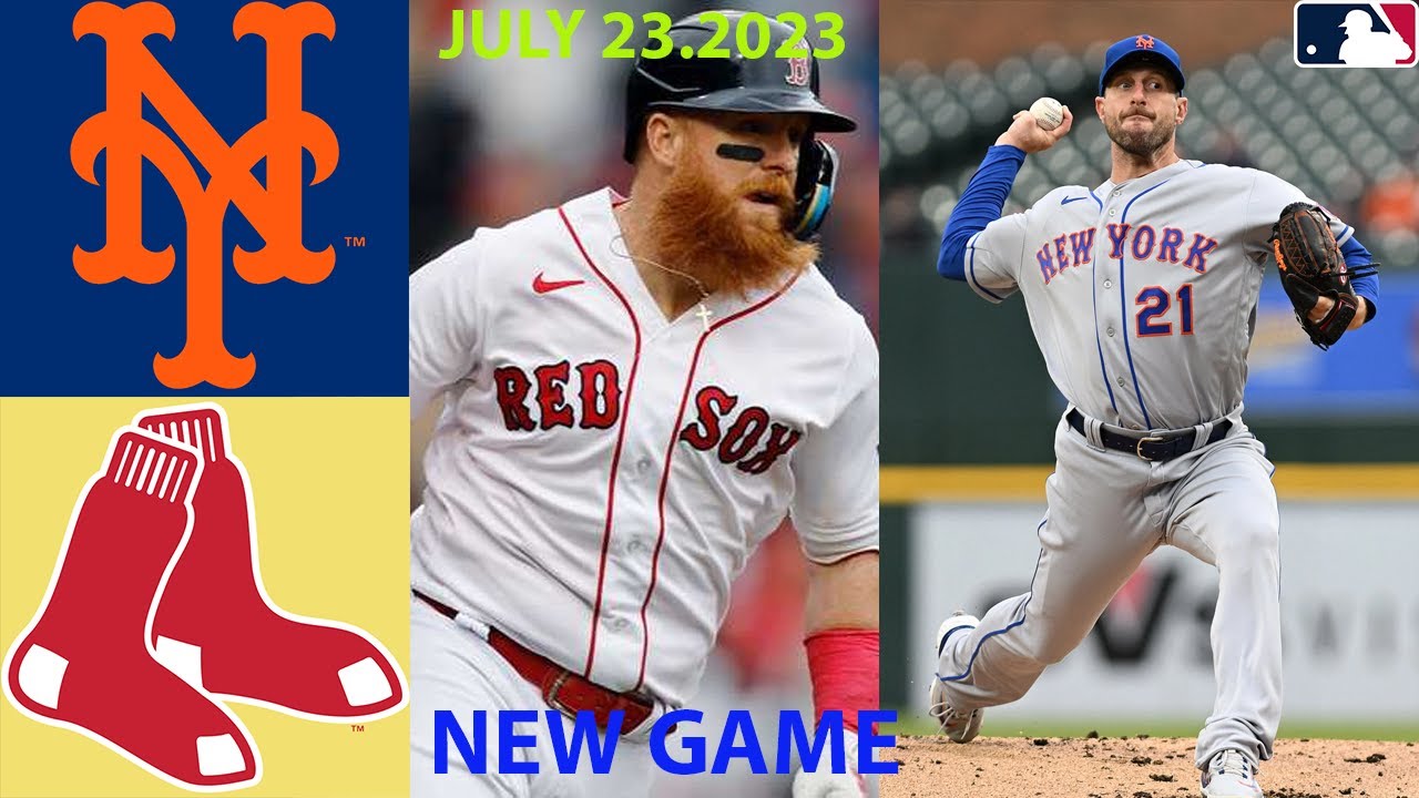 New York Mets Vs Boston Red Sox NEW GAME [INNING 2-3] 07/23/23 | MLB ...