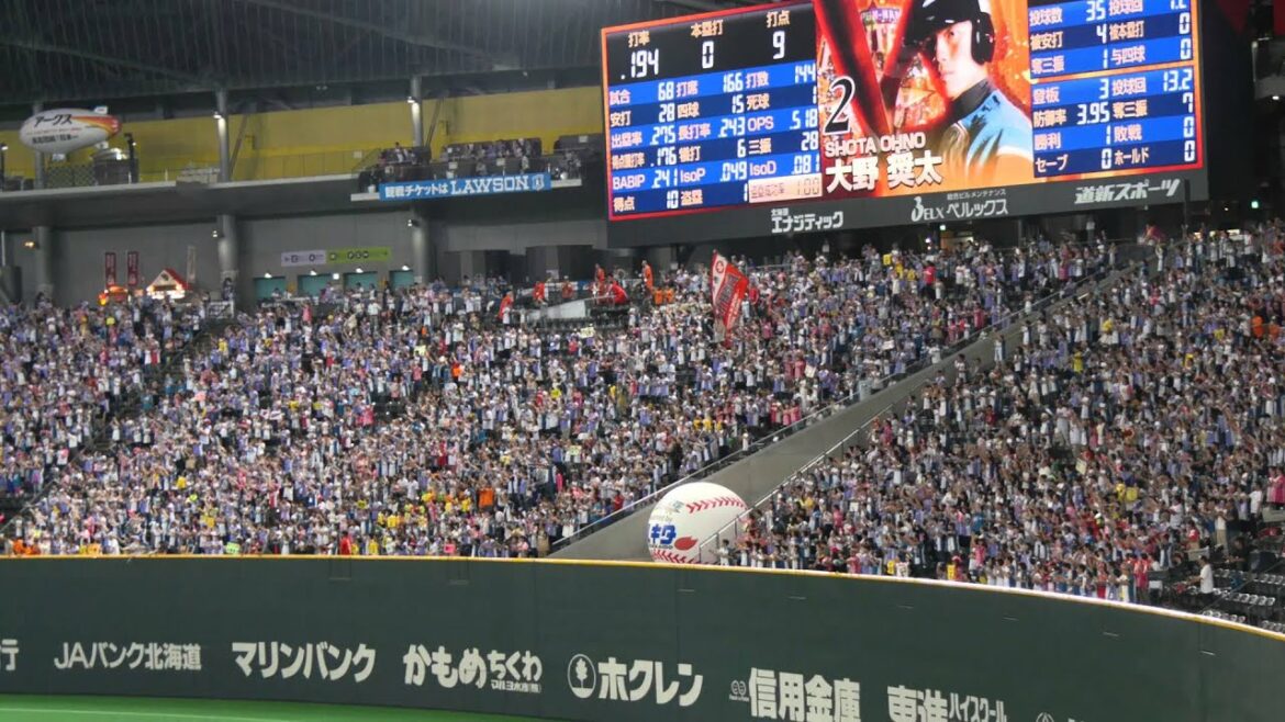 北海道日本ハムファイターズ 大野奨太応援歌 タイムリーヒット 札幌ドーム Baseball Wacoca Japan People Life Style