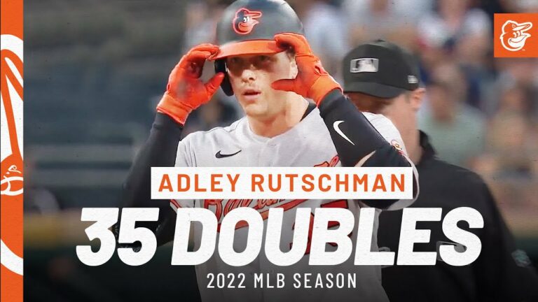 Adley Rutschman の記録破りのダブルス全 35 回 |  AL シルバースラッガー賞ファイナリスト | オリオールズ