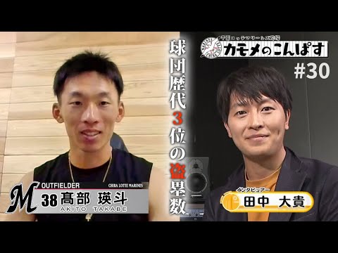 千葉ロッテマリーンズ応援！「カモメのこんぱす」＃３０　髙部瑛斗選手（チバテレ「モーニングこんぱす」2022年11月15日放送