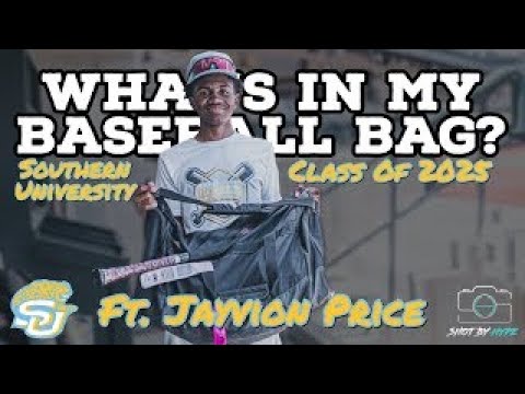 野球バッグの中身は? フォート。  Jayvion Price A Class of 2025 IF/RHP がサザン大学​​にコミット