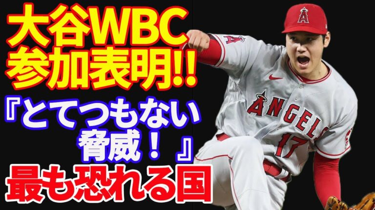 [ 大谷翔平 ] WBC参加表明！宿敵韓国が恐れる投手起用の可能性は？【海外の反応】直後に韓国が放った″衝撃の評価”　WBC史上最高の投手陣