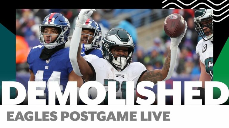 Jalen Hurts & the Eagles DEMOLISH the Giants 48-22 インスタント リアクション | イーグルス ポストゲーム ライブ