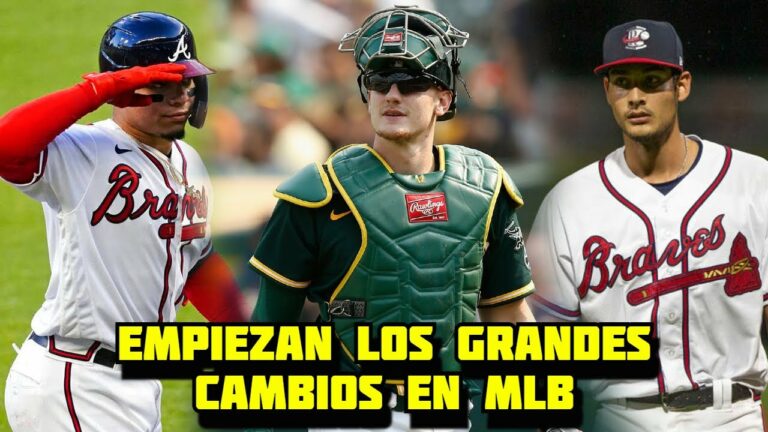 MLB 🔥 トリプル カンビオ Entre Bravos de Atlanta、Atléticos de Oakland y Cerveceros de Milwaukee