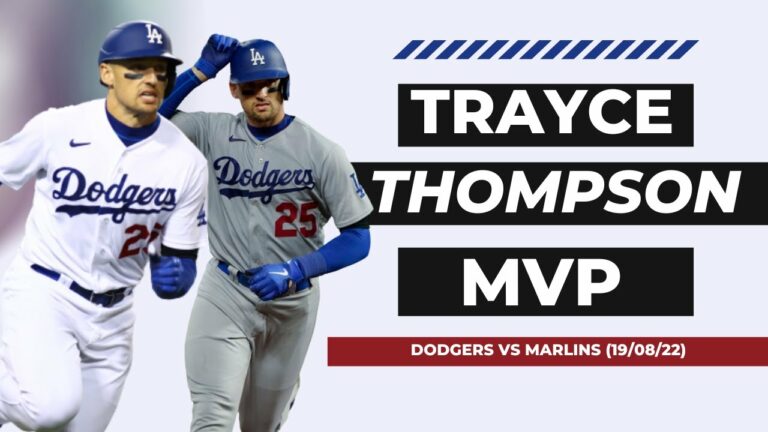 DODGERS: TRAYCE THOMPSON hace de todo para VENCER a MIAMI MARLINS