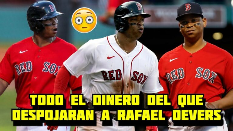 Rafael Devers No Verá Ni la Mitad de Sus 331 Millones de La Firma con Los Red Sox De Boston