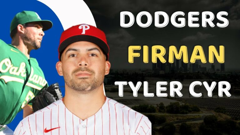 DODGERS de LOS ÁNGELESfirman CONTRATO con TYLER CYR para la TEMPORADA 2023