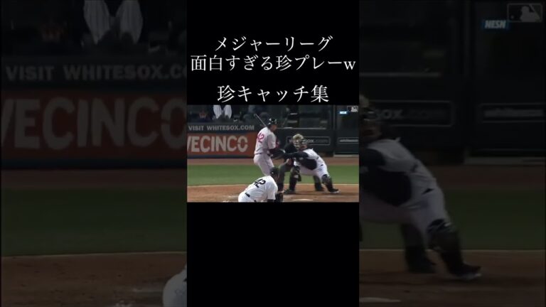 メジャーリーグの珍プレーが面白すぎたw