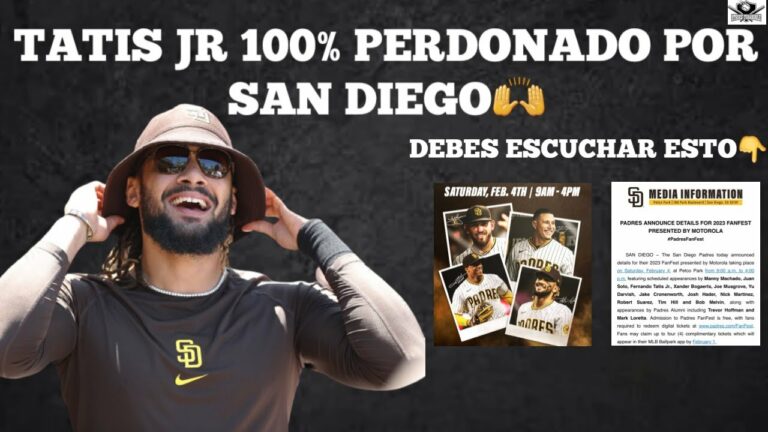 サンディエゴ パドレス ペルドナ アル 100% A フェルナンド タティス JR |  LO QU​​E LE FALTABA A TATIS JR👍🔥 mlb en vivo