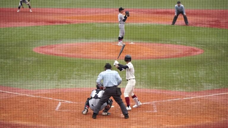 2022/11/21(月) 仁田陽翔(仙台育英高校) vs 前田悠伍(大阪桐蔭高校) キャッチャーファウルフライ