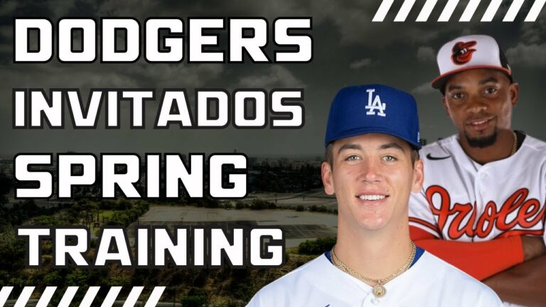 DODGERS de LOS ÁNGELES anuncian LISTA de PELOTEROS INVITADOS al SPRING TRAINING 2023 de MLB