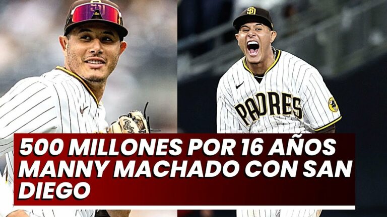 LA VERDAD Sobre El CONTRATO Que Firmo MANNY MACHADO Con Los PADRES DE SAN DIEGO