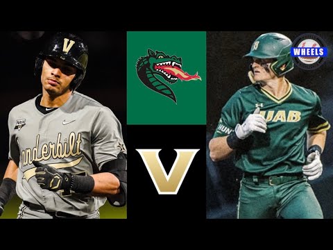 UAB vs #10 ヴァンダービルト ハイライト |  2023年大学野球ハイライト