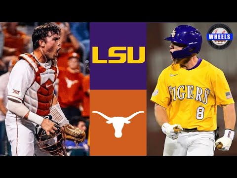 #1 LSU vs テキサス ハイライト (素晴らしいゲーム!) |  2023年大学野球ハイライト