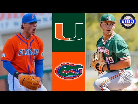 #22 マイアミ vs #6 フロリダ ハイライト (ゲーム 3) |  2023年大学野球ハイライト