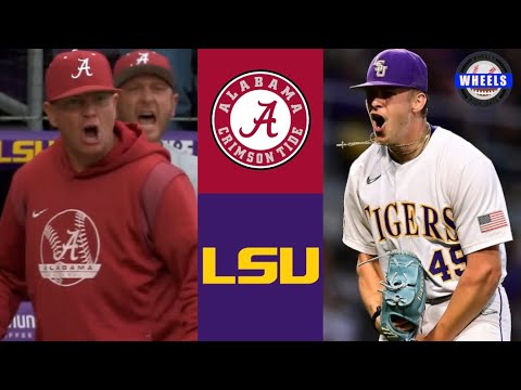 アラバマ vs #1 LSU ハイライト (素晴らしいゲーム!) |  2023年大学野球ハイライト