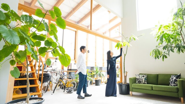 観葉植物と暮らす内庭のあるお家🏠【ルームツアー】