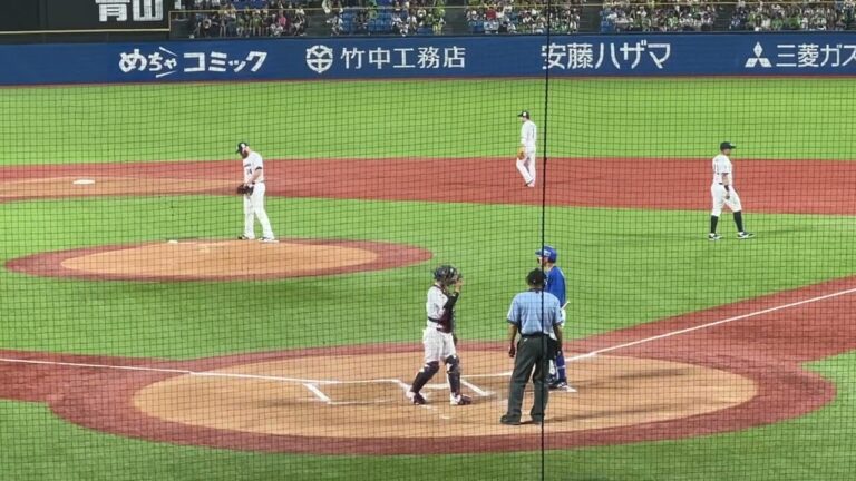 【技あり…？】周平のミラクルバント 中日ドラゴンズ 2023.8/20