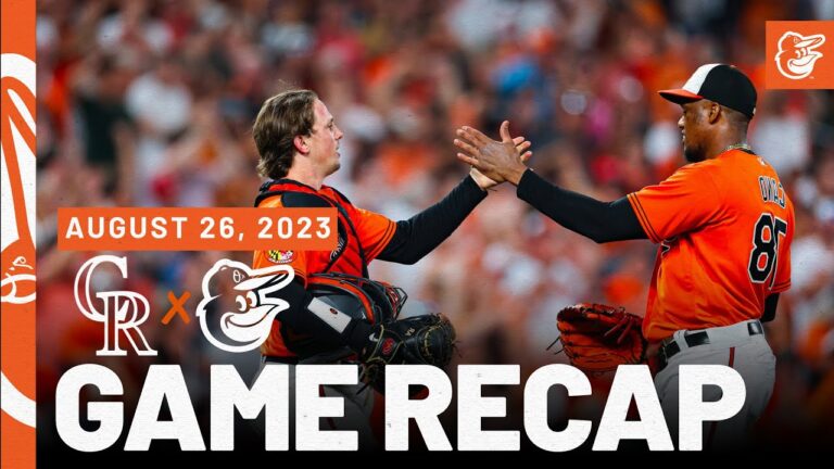 Rockies vs. Orioles Game Recap (8/26/23) | MLB Highlights | Baltimore Orioles