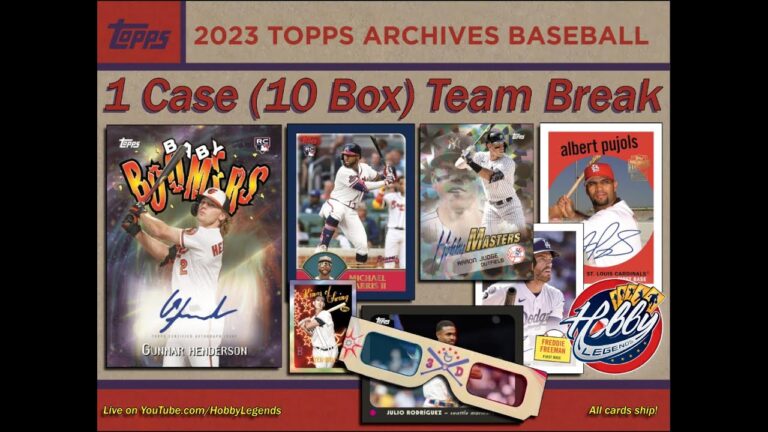 2023 Topps ARCHIVES 1ケース(10箱) Team Break #1 Break eBayの約8億件の商品の中から11/08/23