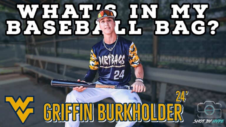 私の野球バッグの中身は何ですか? フォート・グリフィン・バークホルダー、24歳クラスの外野手、ウェストバージニアに貢献