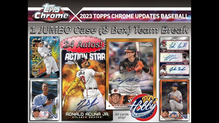 2023 Topps CHROME UPDATE 1 ジャンボケース (8 ボックス) チームブレイク #1 eBay 11/15/23