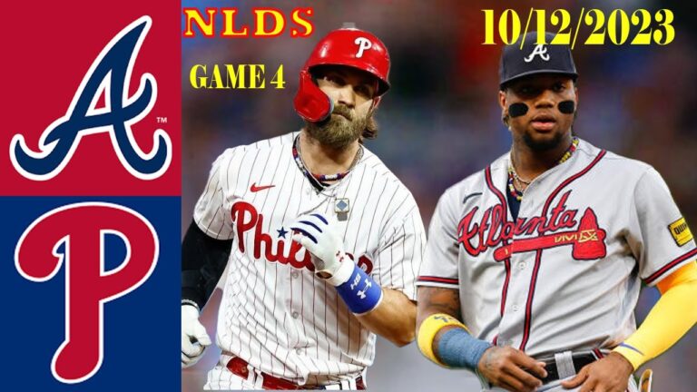 ブレーブス vs フィリーズ NLDS 第 4 戦 [TODAY] 2023 年 10 月 12 日 - MLB ハイライト |  MLB プレーオフ 2023