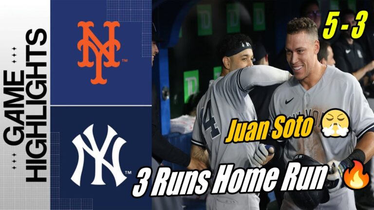 NY Yankees  vs NY Mets [Yankees Tied The Score With 3 Home Runs] Juan Soto Highlights | Yankees Go !