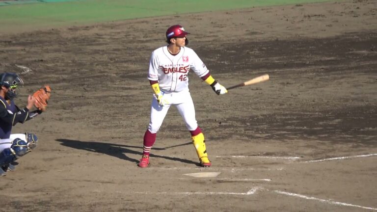 【支配下登録後のヒット】東北楽天ゴールデンイーグルス 山田遥風選手 ショートへの内野安打 第1打席 2024/3/13 草薙球場 VS オリックスバファローズ