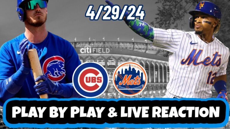 シカゴ カブス vs ニューヨーク メッツ ライブ リアクション | MLB | 実況 | 4/29/24 | メッツ vs カブス