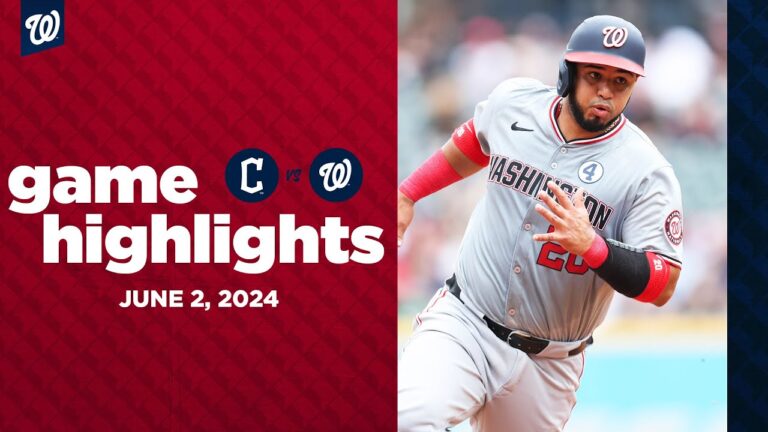 Nationals vs. Guardians Game Highlights (6/2/24) | MLB Highlights