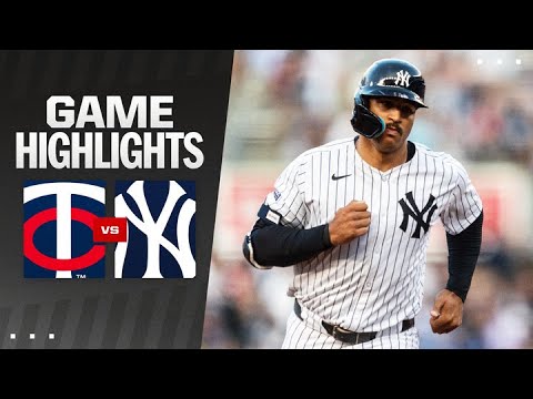ツインズ対ヤンキース戦ハイライト (6/6/24) | MLB ハイライト