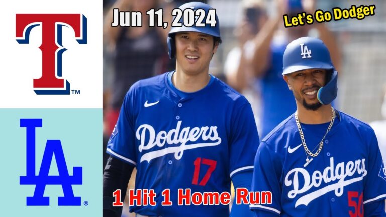 テキサス レンジャーズ vs ロサンゼルス ドジャース 2024 年 6 月 11 日 試合ハイライト | MLB ハイライト | MLB シーズン 2024