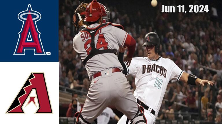 ロサンゼルス・エンゼルス対アリゾナ・ダイヤモンドバックス 2024年6月11日 試合ハイライト | MLBハイライト