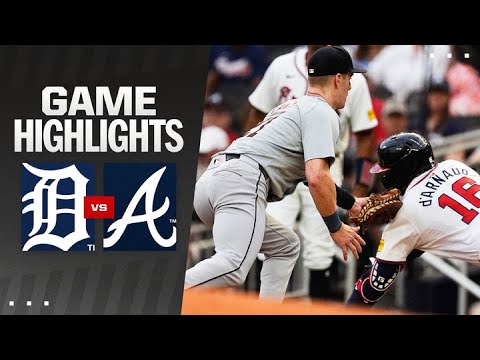 タイガース対ブレーブス 試合ハイライト (6/18/24) | MLB ハイライト