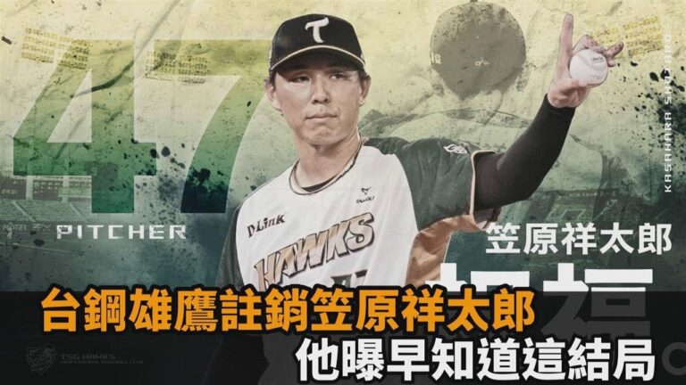 台鋼雄鷹註銷笠原祥太郎！賽季「只打3場」就離台　自曝早知道這結局－全民話燒