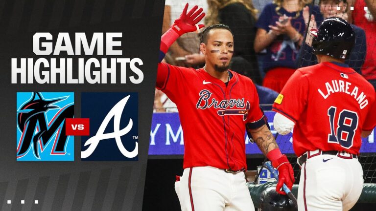 Marlins vs. Braves Game Highlights (8/2/24) | MLB Highlights