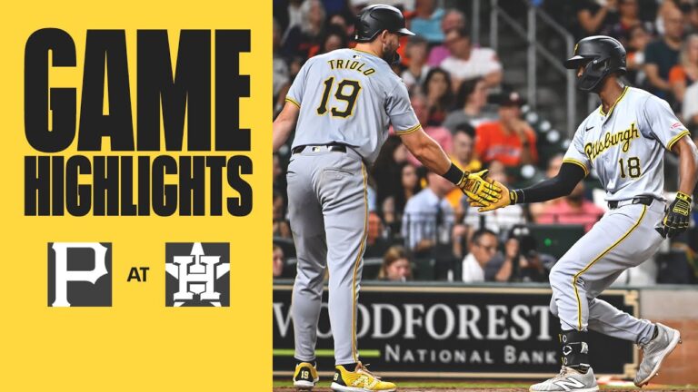 Michael A. Taylor Hits 2-Run Home Run in Pirates Win | Pirates vs. Astros Highlights (7/30/24)